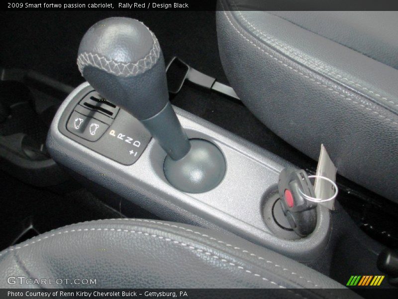 Rally Red / Design Black 2009 Smart fortwo passion cabriolet