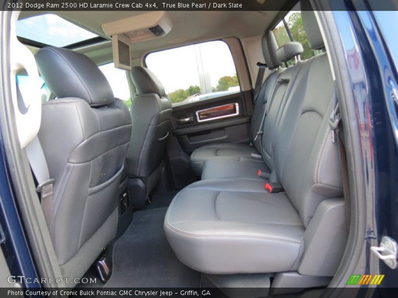Rear Seat of 2012 Ram 2500 HD Laramie Crew Cab 4x4