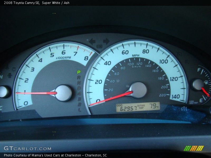 Super White / Ash 2008 Toyota Camry SE