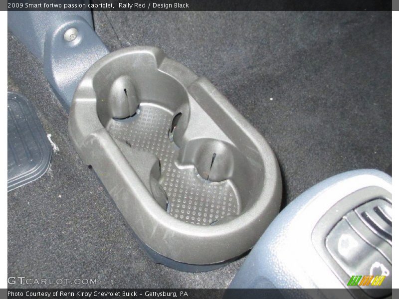 Rally Red / Design Black 2009 Smart fortwo passion cabriolet