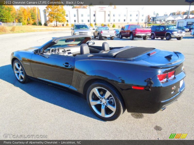 Black / Gray 2012 Chevrolet Camaro LT/RS Convertible