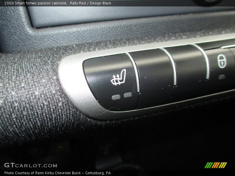 Rally Red / Design Black 2009 Smart fortwo passion cabriolet