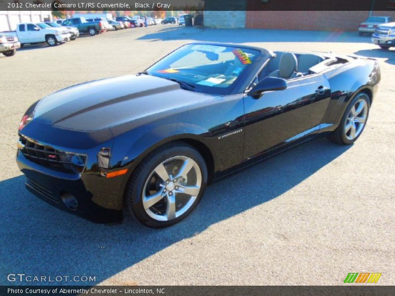 Black / Gray 2012 Chevrolet Camaro LT/RS Convertible