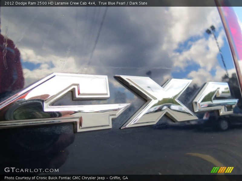True Blue Pearl / Dark Slate 2012 Dodge Ram 2500 HD Laramie Crew Cab 4x4