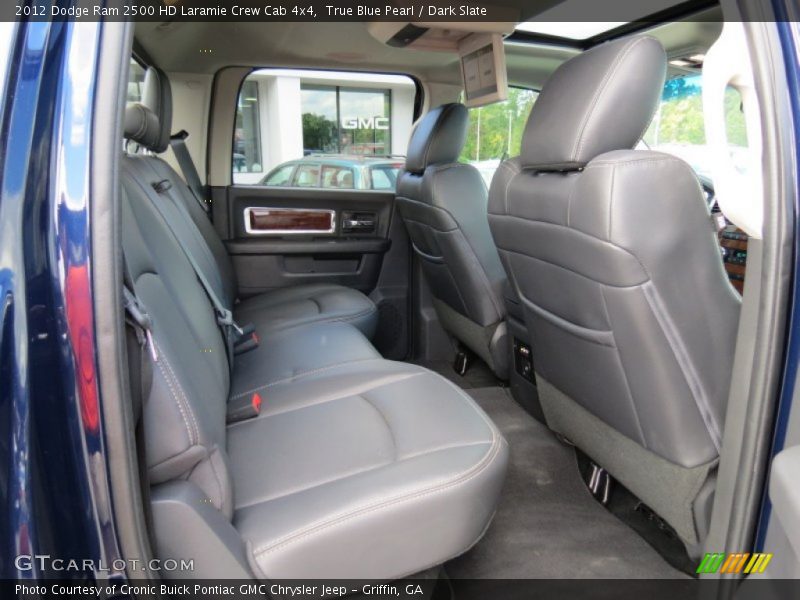 Rear Seat of 2012 Ram 2500 HD Laramie Crew Cab 4x4