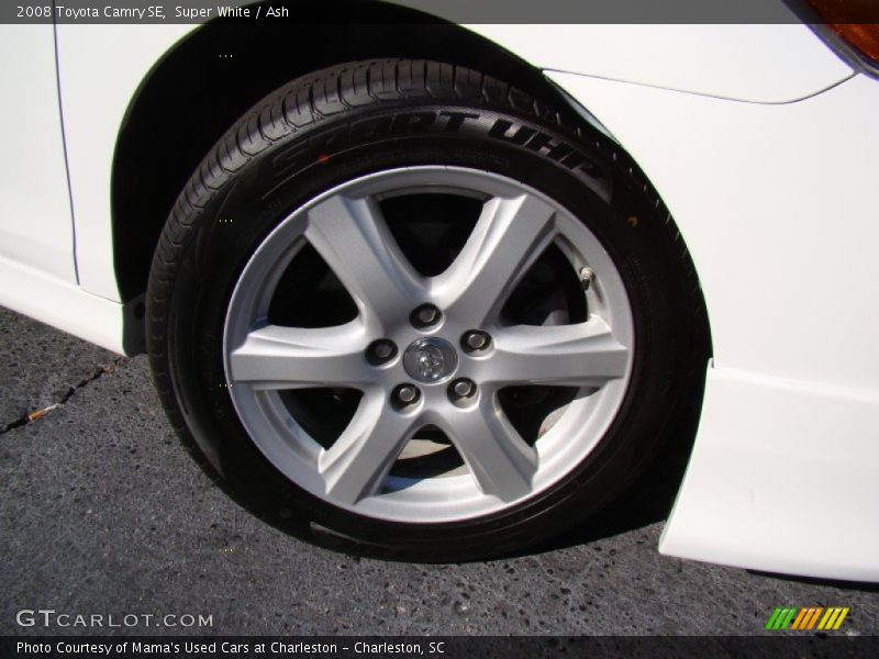 Super White / Ash 2008 Toyota Camry SE