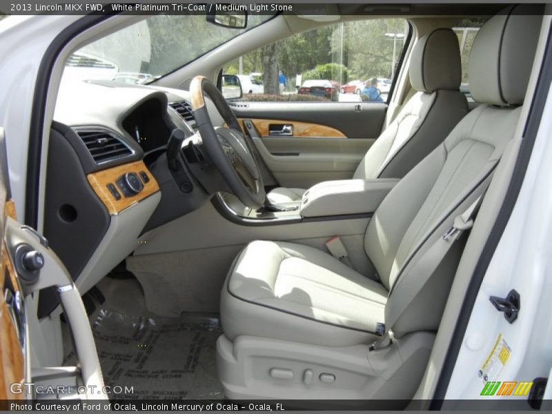 White Platinum Tri-Coat / Medium Light Stone 2013 Lincoln MKX FWD