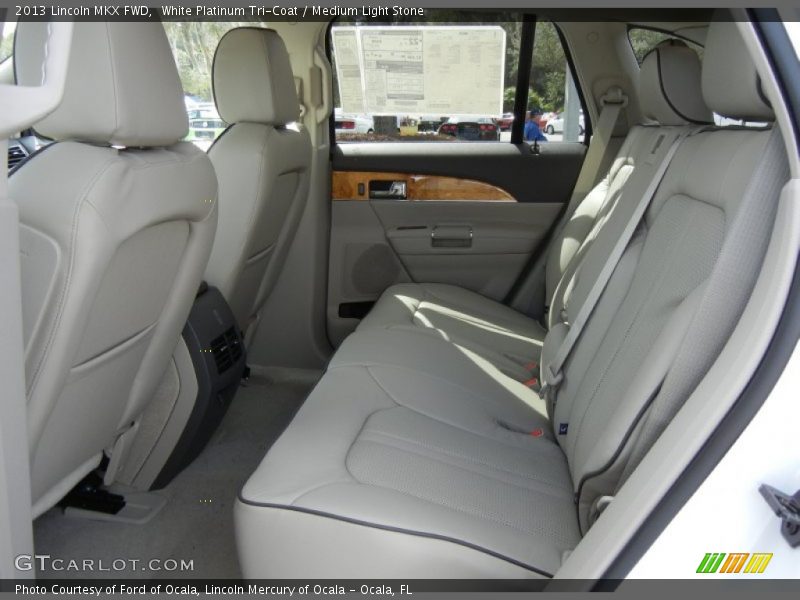 White Platinum Tri-Coat / Medium Light Stone 2013 Lincoln MKX FWD