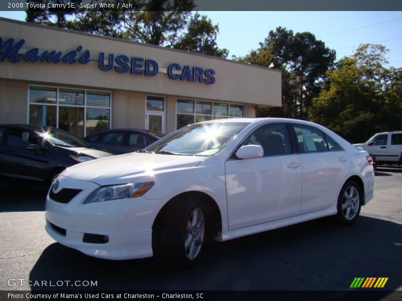 Super White / Ash 2008 Toyota Camry SE