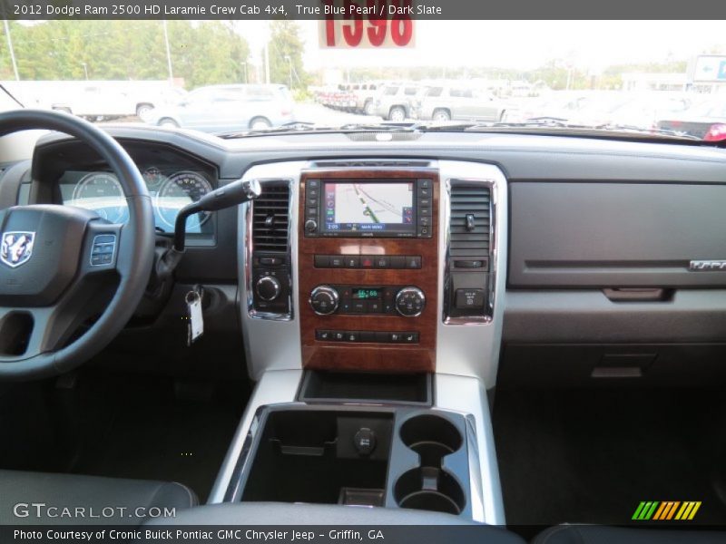 True Blue Pearl / Dark Slate 2012 Dodge Ram 2500 HD Laramie Crew Cab 4x4