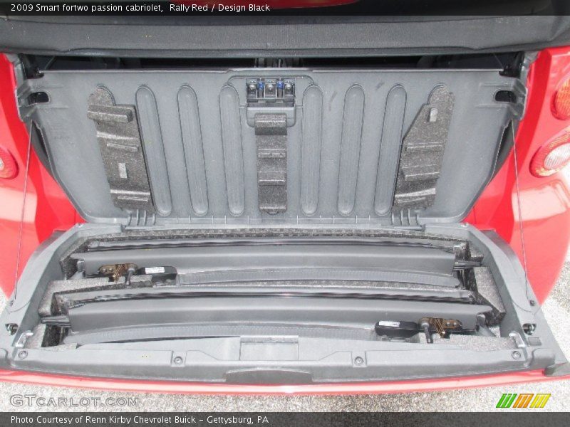 Rally Red / Design Black 2009 Smart fortwo passion cabriolet