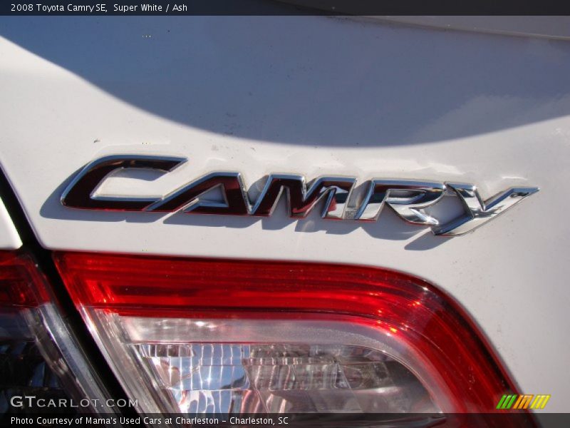 Super White / Ash 2008 Toyota Camry SE