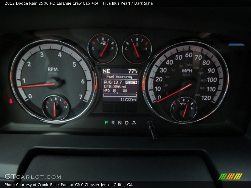  2012 Ram 2500 HD Laramie Crew Cab 4x4 Laramie Crew Cab 4x4 Gauges