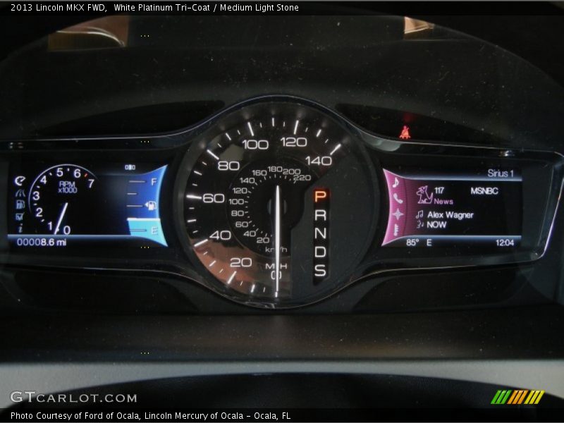 White Platinum Tri-Coat / Medium Light Stone 2013 Lincoln MKX FWD