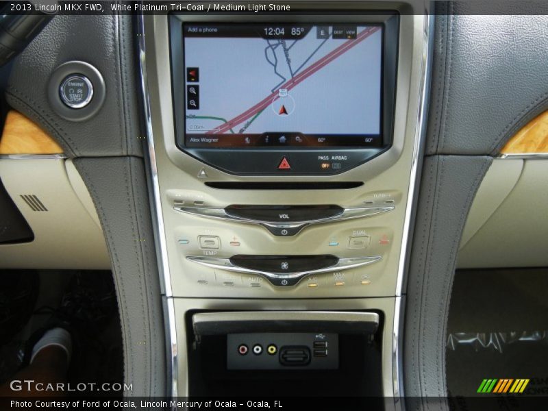 White Platinum Tri-Coat / Medium Light Stone 2013 Lincoln MKX FWD