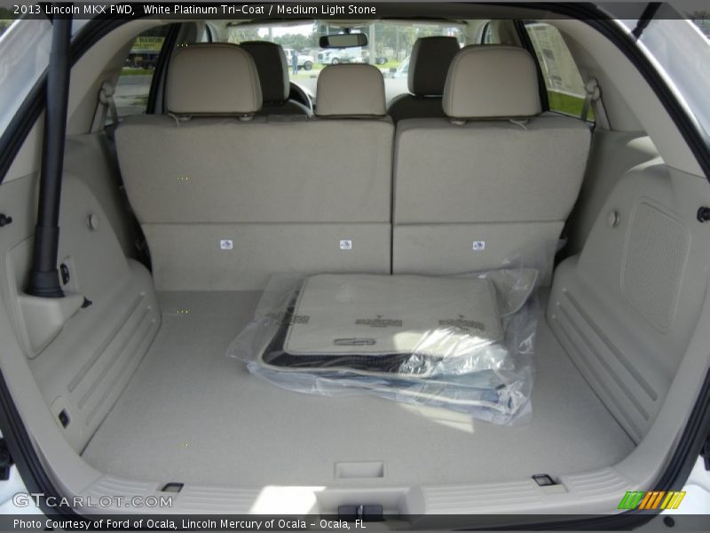 White Platinum Tri-Coat / Medium Light Stone 2013 Lincoln MKX FWD