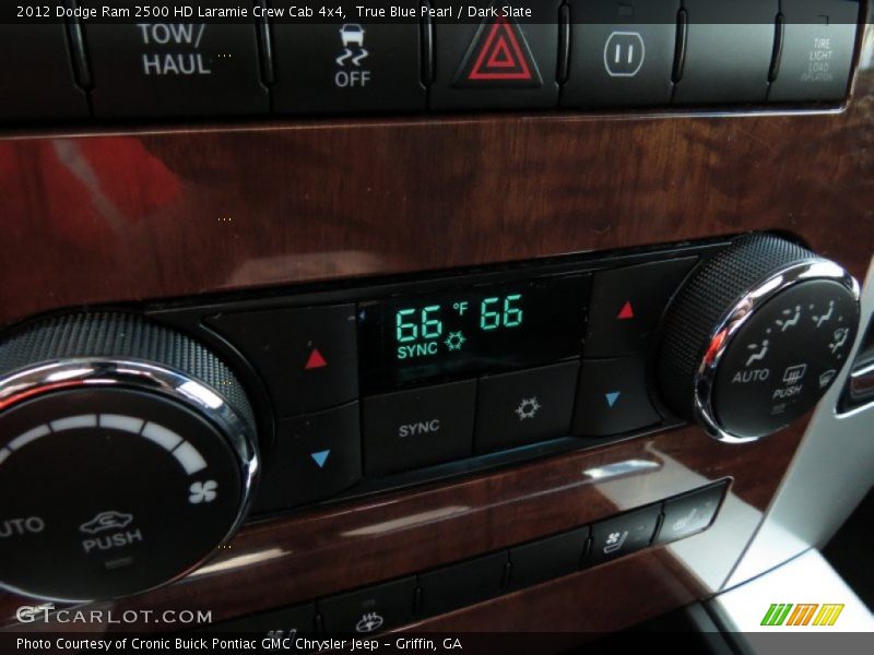 True Blue Pearl / Dark Slate 2012 Dodge Ram 2500 HD Laramie Crew Cab 4x4