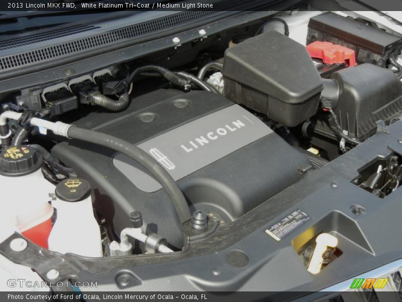 White Platinum Tri-Coat / Medium Light Stone 2013 Lincoln MKX FWD