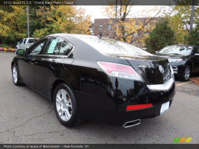 Crystal Black Pearl / Taupe 2010 Acura TL 3.5