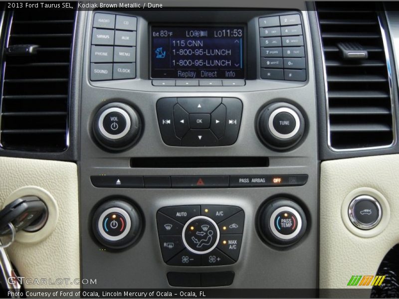 Kodiak Brown Metallic / Dune 2013 Ford Taurus SEL