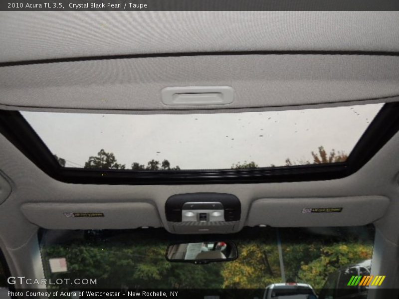Crystal Black Pearl / Taupe 2010 Acura TL 3.5