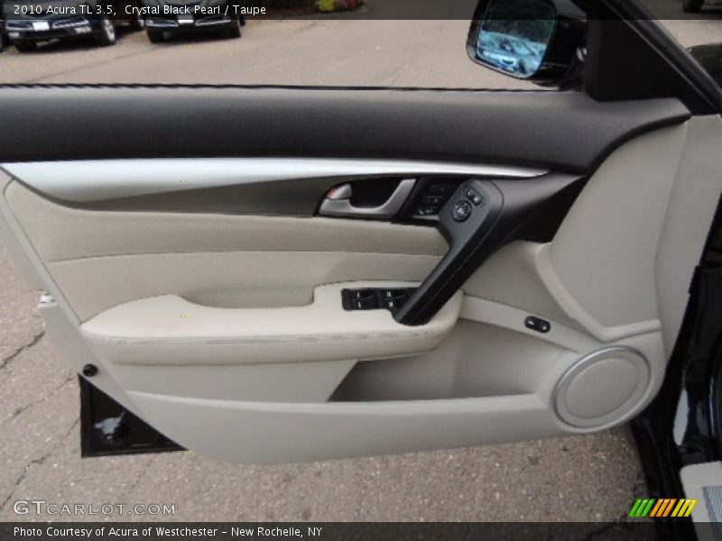 Crystal Black Pearl / Taupe 2010 Acura TL 3.5