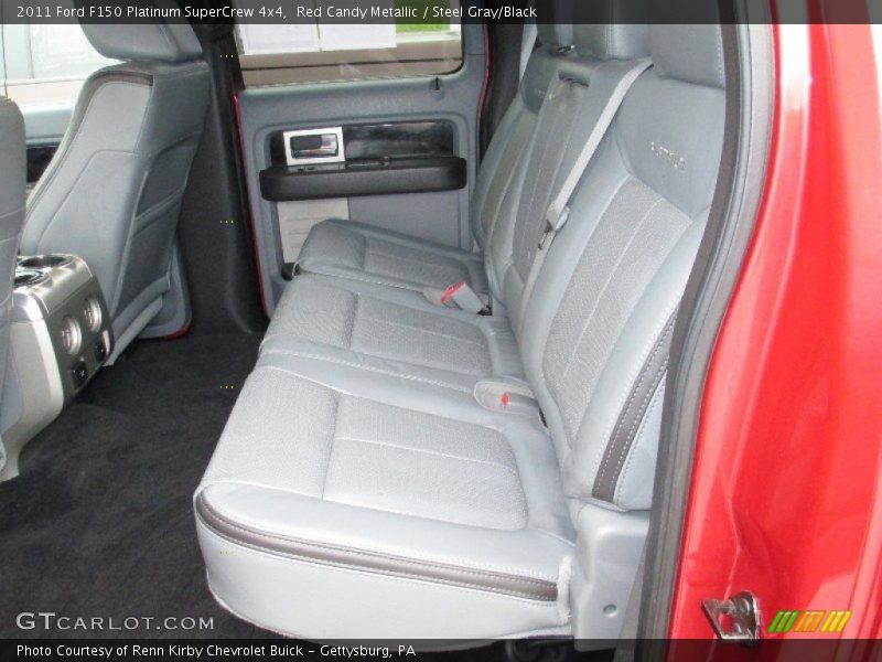 Rear Seat of 2011 F150 Platinum SuperCrew 4x4
