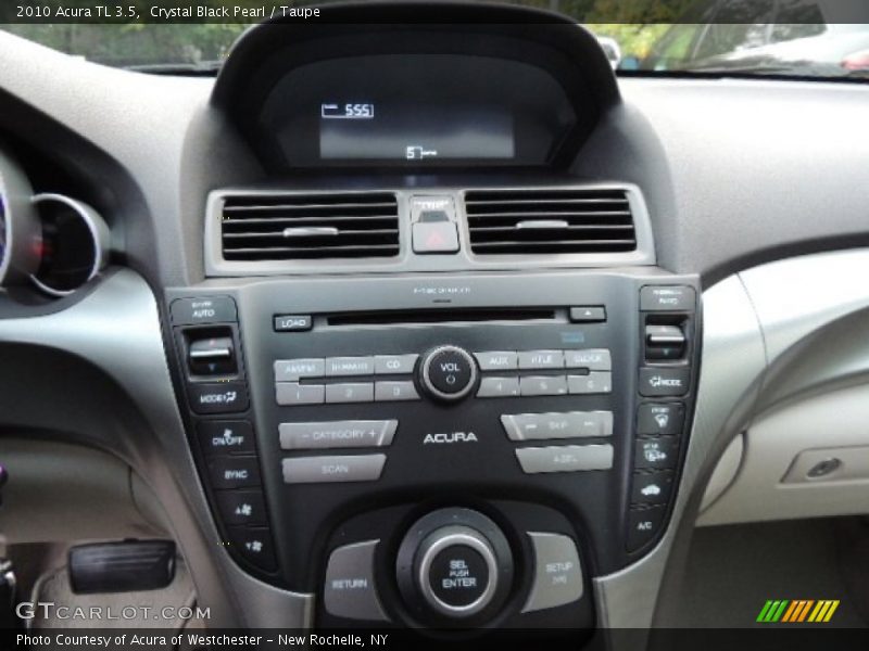 Crystal Black Pearl / Taupe 2010 Acura TL 3.5