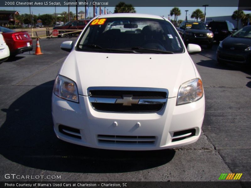 Summit White / Charcoal 2008 Chevrolet Aveo LS Sedan