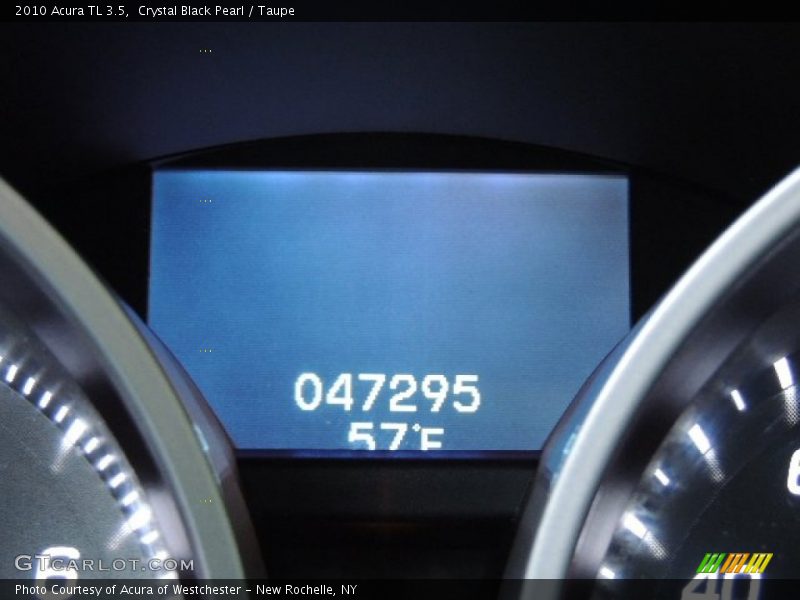 Crystal Black Pearl / Taupe 2010 Acura TL 3.5