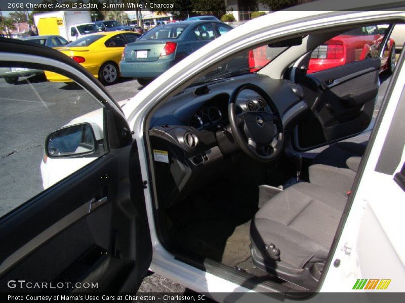 Summit White / Charcoal 2008 Chevrolet Aveo LS Sedan