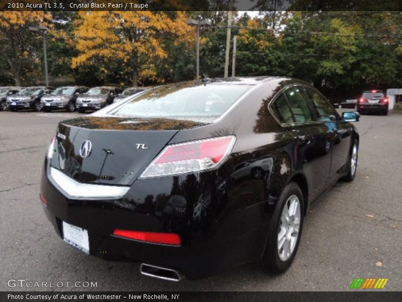 Crystal Black Pearl / Taupe 2010 Acura TL 3.5