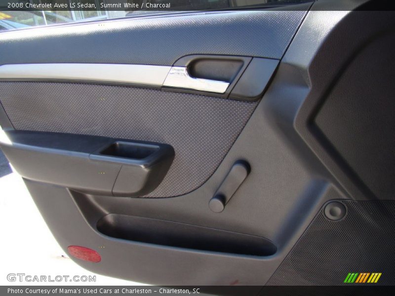 Summit White / Charcoal 2008 Chevrolet Aveo LS Sedan