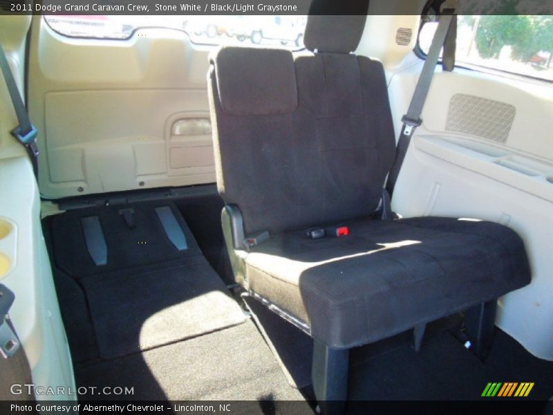 Stone White / Black/Light Graystone 2011 Dodge Grand Caravan Crew