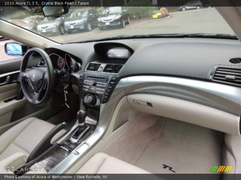 Crystal Black Pearl / Taupe 2010 Acura TL 3.5