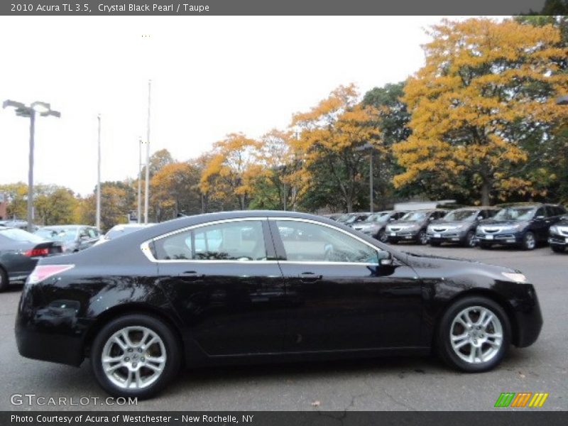 Crystal Black Pearl / Taupe 2010 Acura TL 3.5