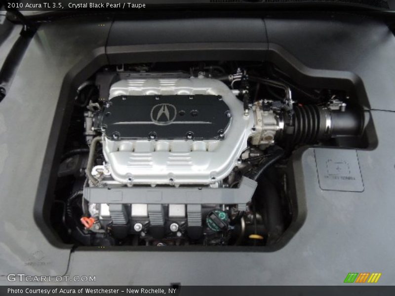 Crystal Black Pearl / Taupe 2010 Acura TL 3.5