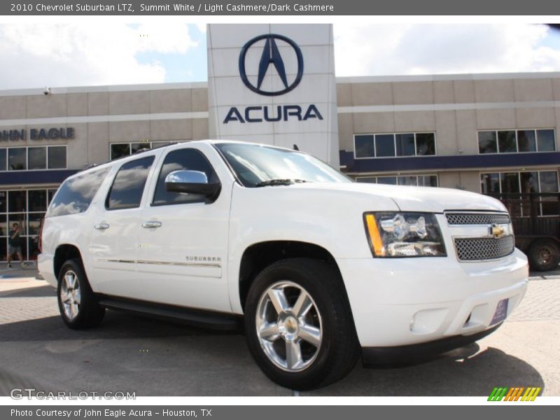 Summit White / Light Cashmere/Dark Cashmere 2010 Chevrolet Suburban LTZ