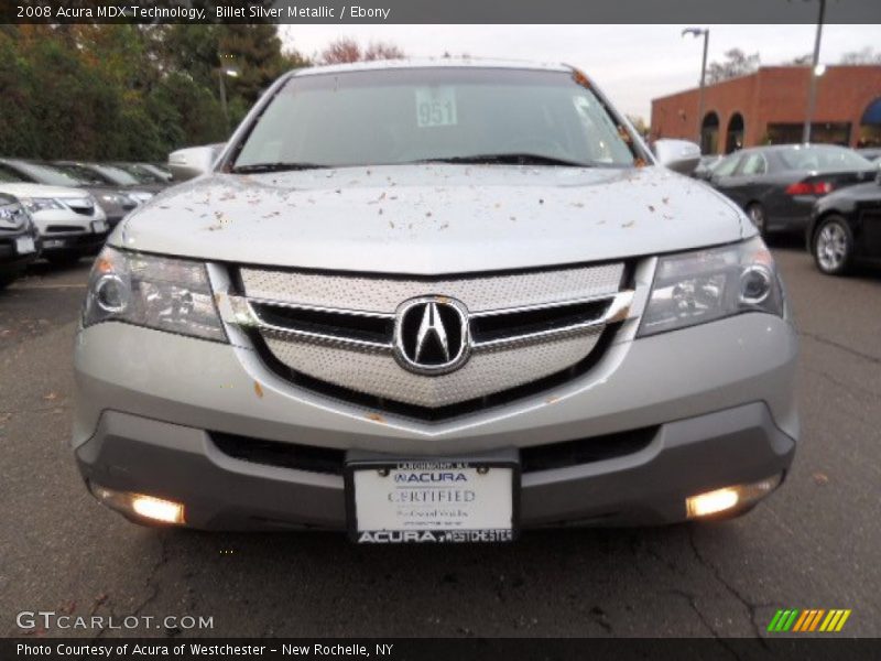 Billet Silver Metallic / Ebony 2008 Acura MDX Technology