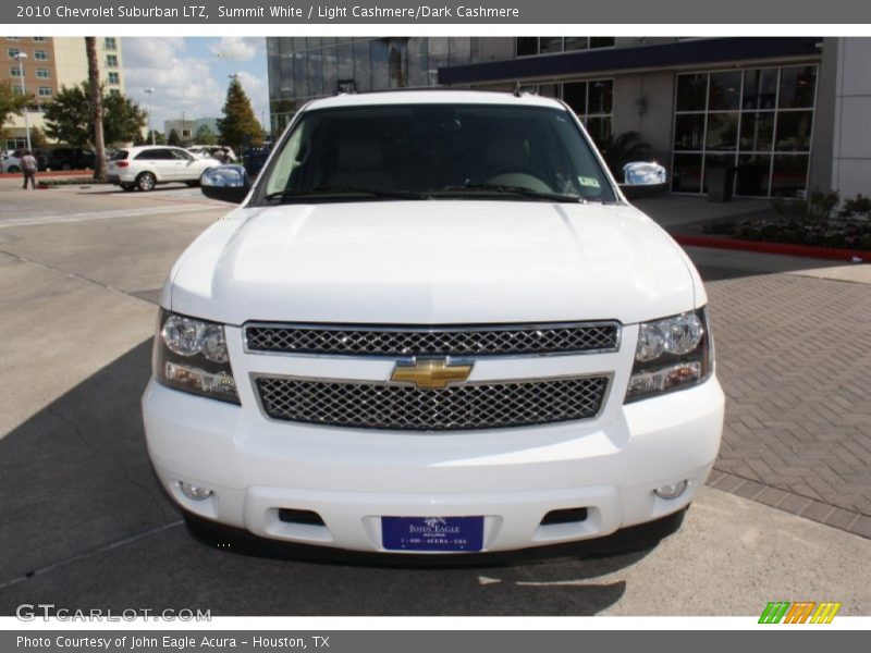 Summit White / Light Cashmere/Dark Cashmere 2010 Chevrolet Suburban LTZ