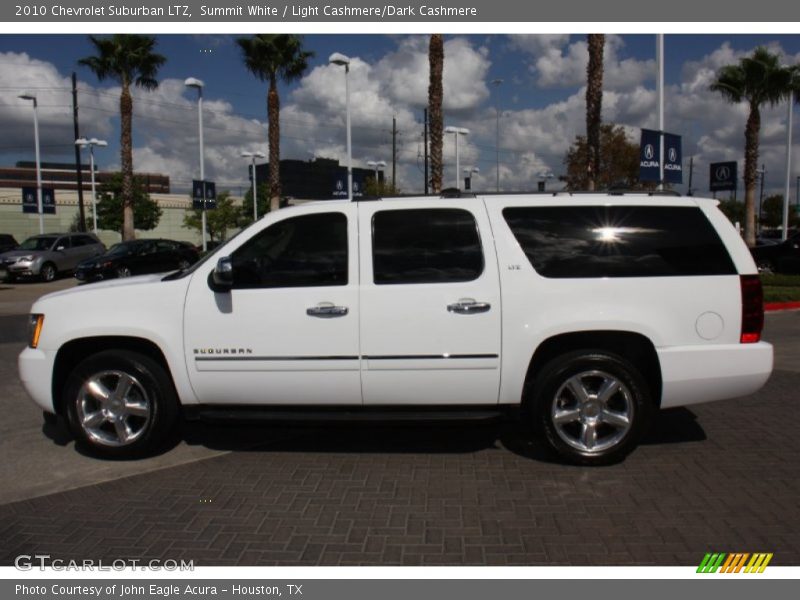 Summit White / Light Cashmere/Dark Cashmere 2010 Chevrolet Suburban LTZ