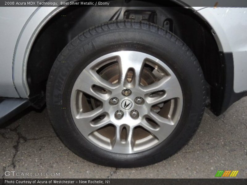 Billet Silver Metallic / Ebony 2008 Acura MDX Technology