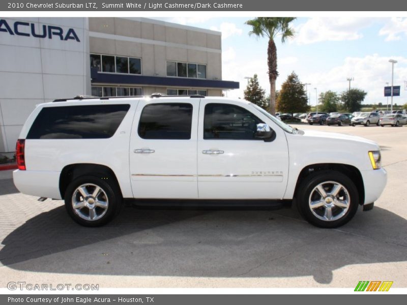Summit White / Light Cashmere/Dark Cashmere 2010 Chevrolet Suburban LTZ