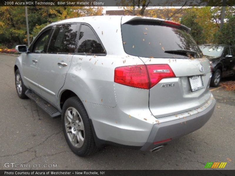 Billet Silver Metallic / Ebony 2008 Acura MDX Technology