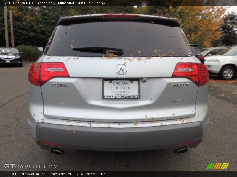 Billet Silver Metallic / Ebony 2008 Acura MDX Technology