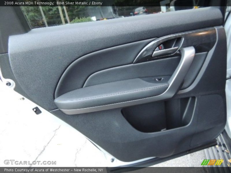 Billet Silver Metallic / Ebony 2008 Acura MDX Technology