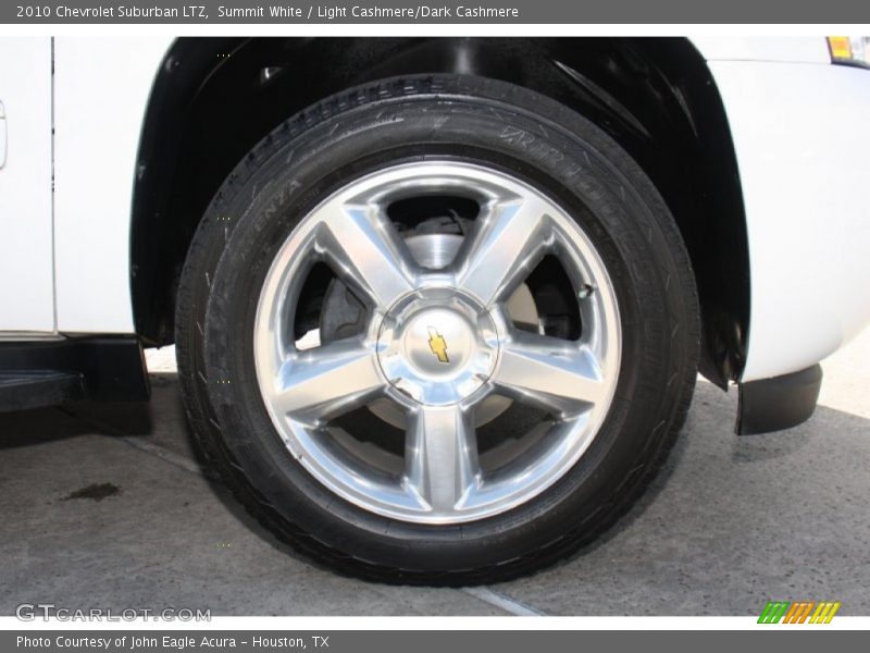 Summit White / Light Cashmere/Dark Cashmere 2010 Chevrolet Suburban LTZ
