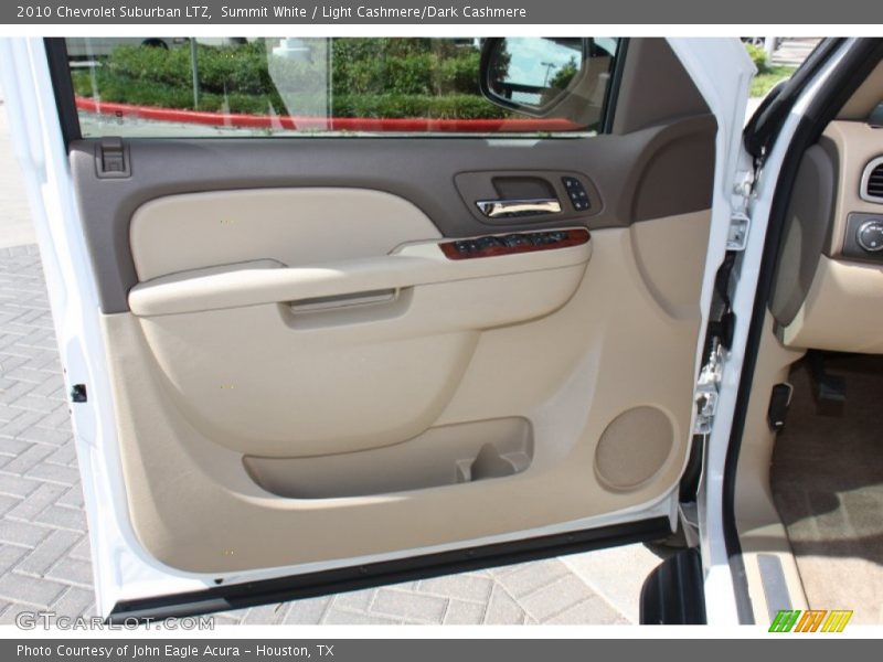 Summit White / Light Cashmere/Dark Cashmere 2010 Chevrolet Suburban LTZ