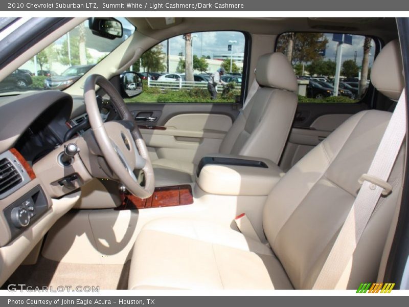 Summit White / Light Cashmere/Dark Cashmere 2010 Chevrolet Suburban LTZ