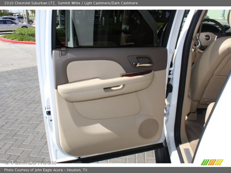 Summit White / Light Cashmere/Dark Cashmere 2010 Chevrolet Suburban LTZ